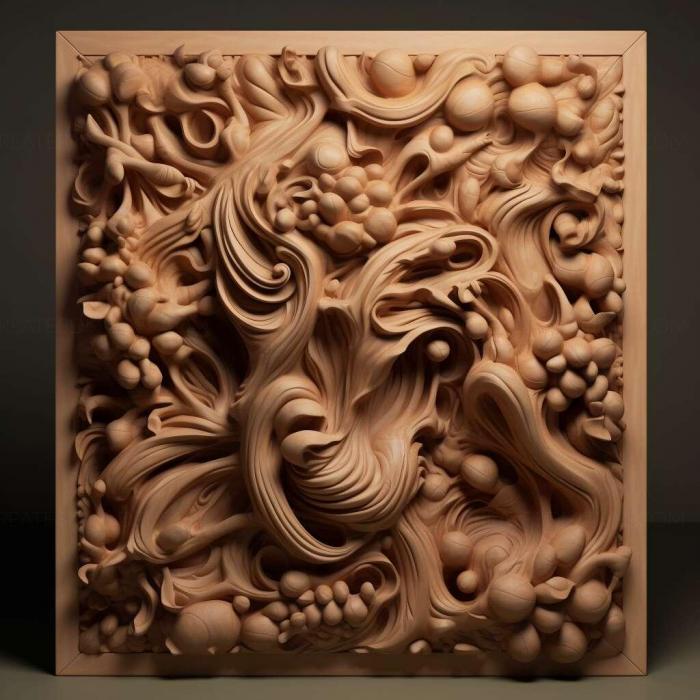 نموذج ثلاثي الأبعاد لآلة CNC 3D Art 